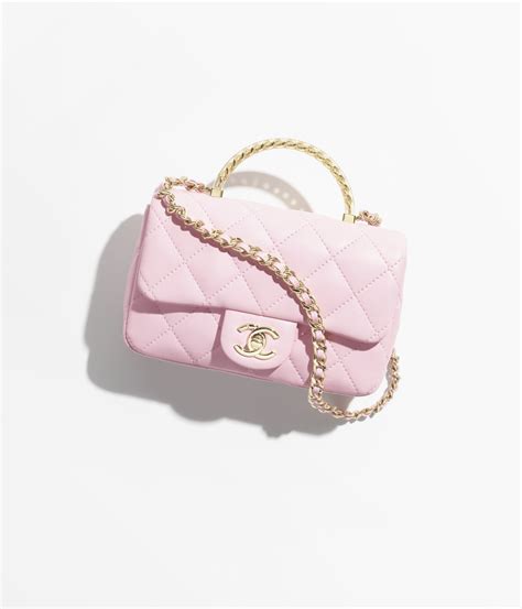 chanel classic handbag pink|Large classic handbag, Lambskin, light pink — Fashion .